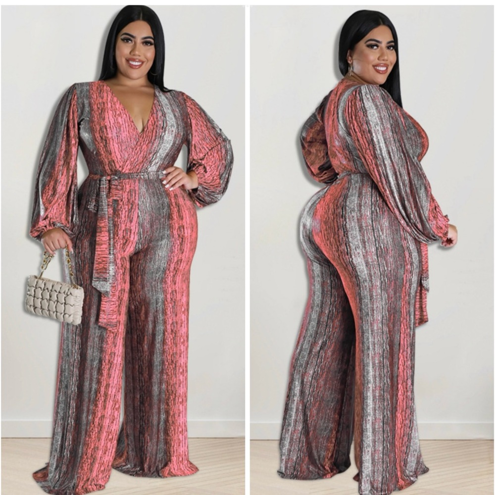 Plus Size Multicolored Jumpsuit - image 1
